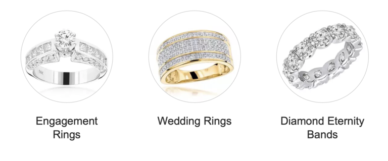 a picture of 3 rings from its hot.com website